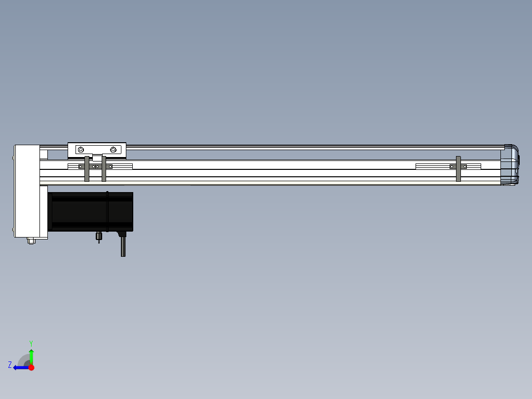 Toyo东佑达直线模组-ETH10-550-BM-200W+煞車右视图