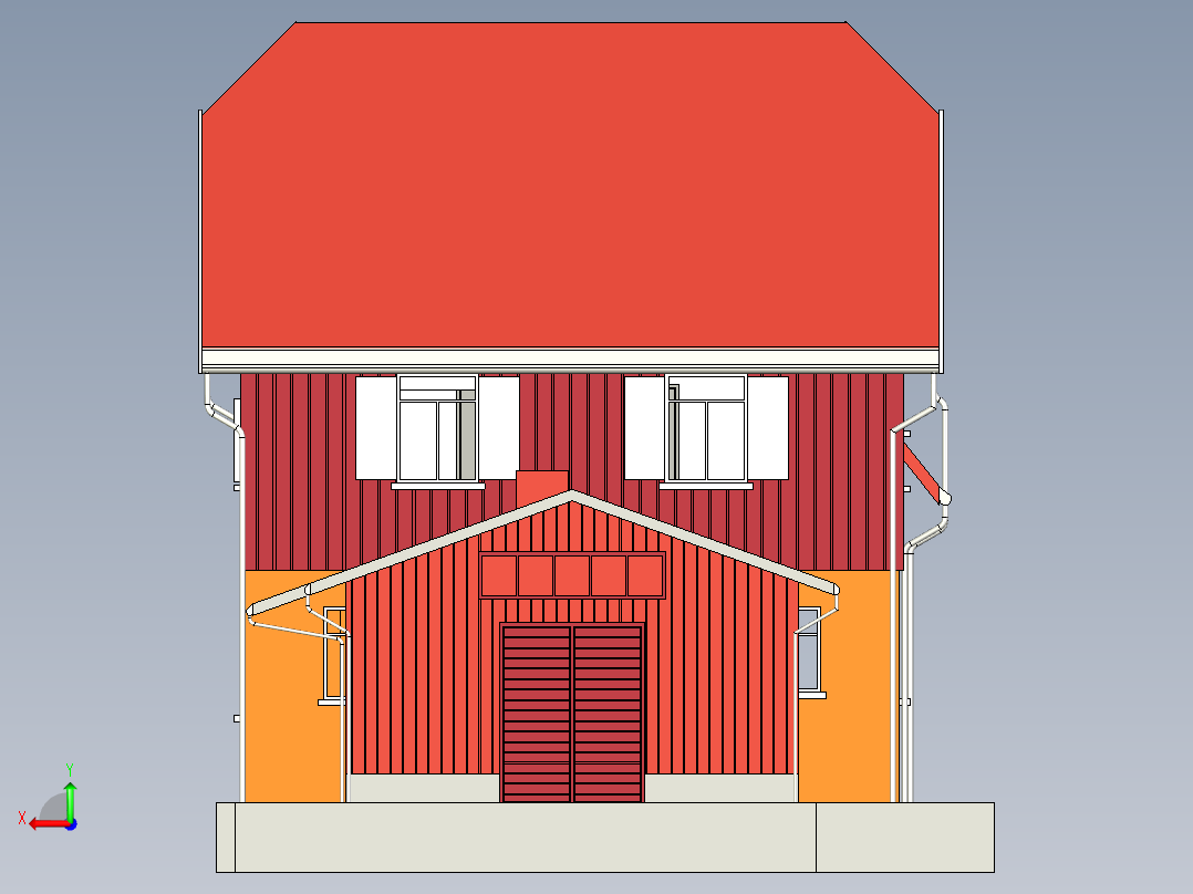 莱辛巴赫火车站后视图