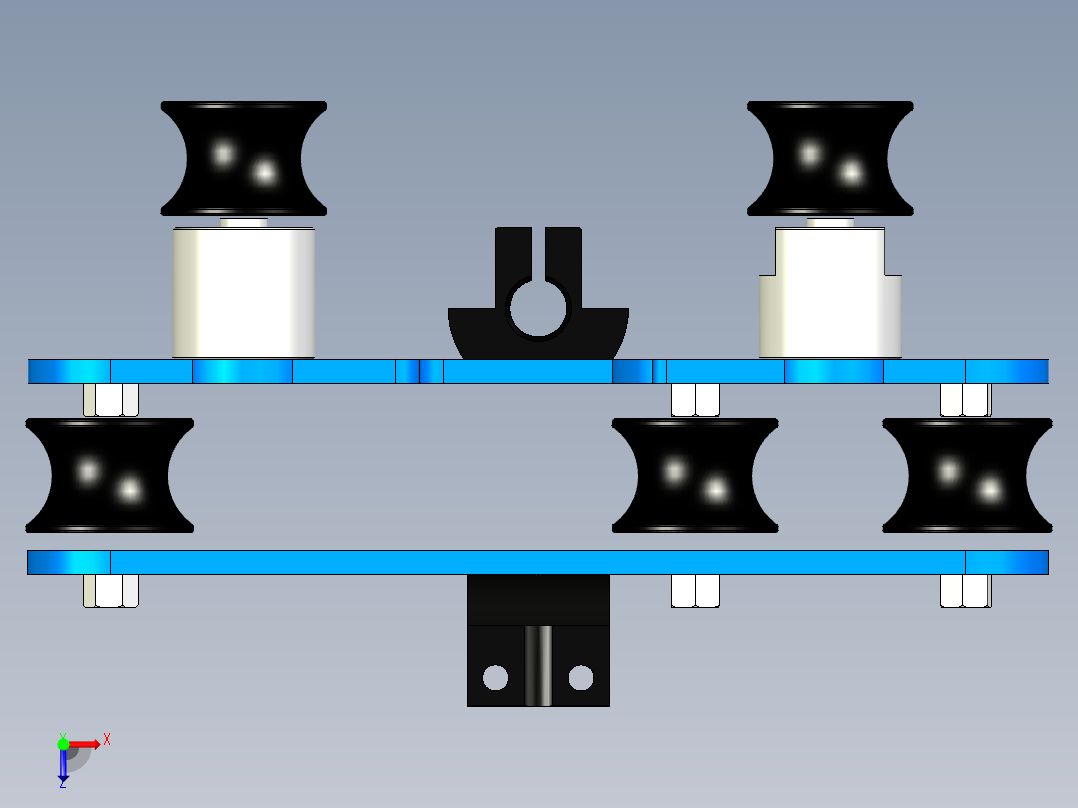 数控加工中心俯视图