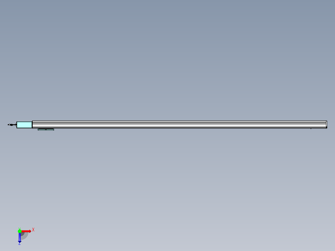 威洛博VBC同步带传动一无尘环境VBC14-L45-S2650-BR-ZP40-C3俯视图