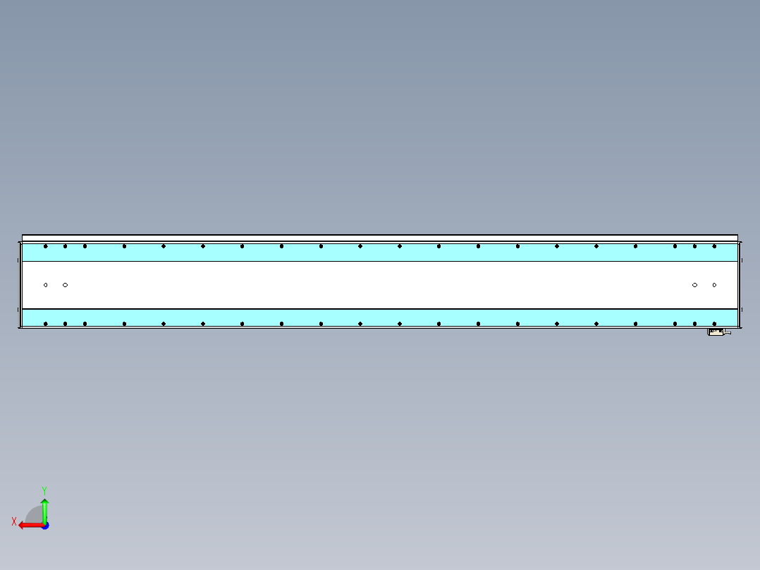 威洛博LC系列3d模型模组LC22H1Y-S1650后视图
