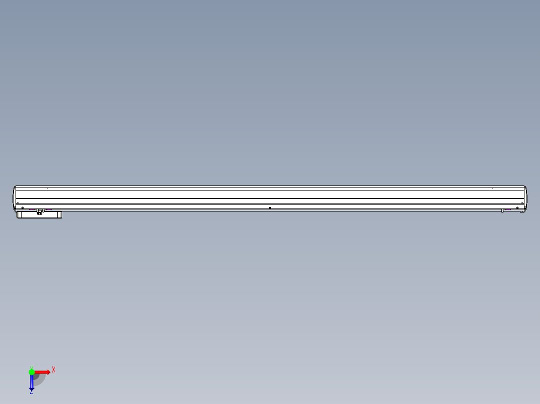 威洛博LC系列3d模型模组LC22H1Y-S1650俯视图