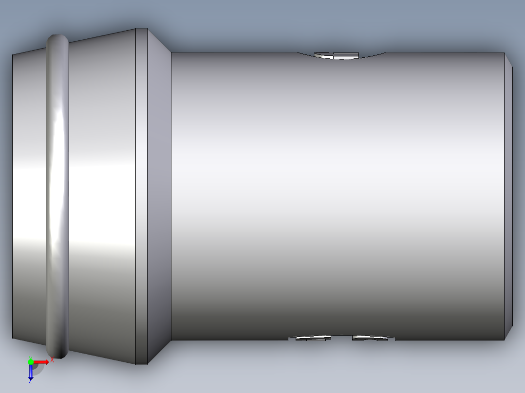 卡套式工业通用硬管接头EO_Schweisskegel_SKA30X3俯视图