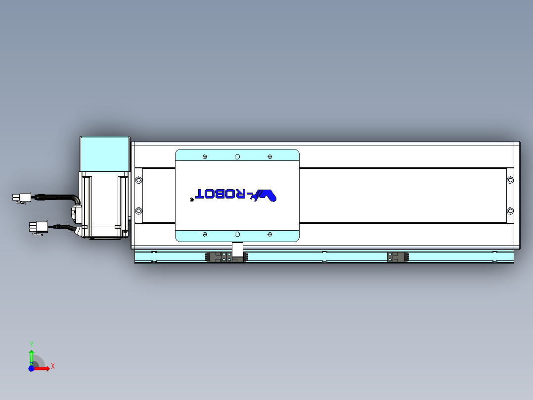 威洛博VBC同步带传动一无尘环境VBC14-L45-S200-BRU-ZP40-C3前视图