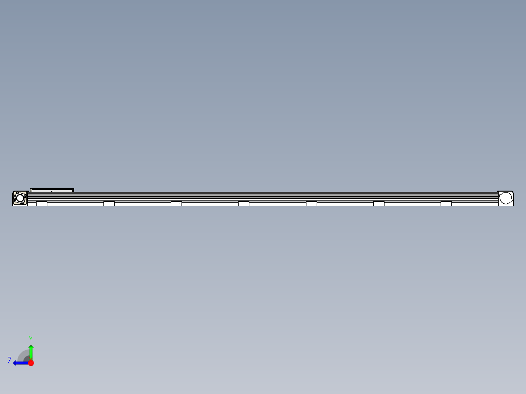 同步带滑台-欧规B8-L176-S2500-L-ZP40-D3-N5右视图