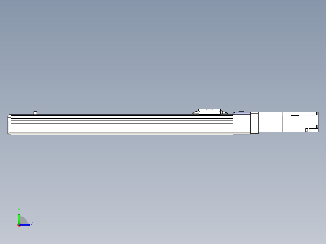 Toyo东佑达直线模组-ETH5M-BC-350-M10B左视图