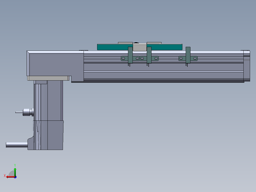 MTB同步带半封闭MTB6-BM-100W后视图