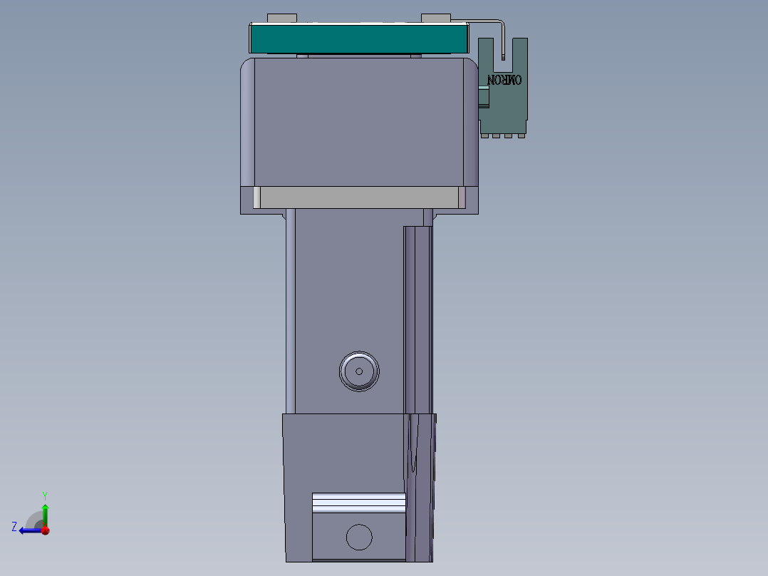 MTB同步带半封闭MTB6-BM-100W右视图