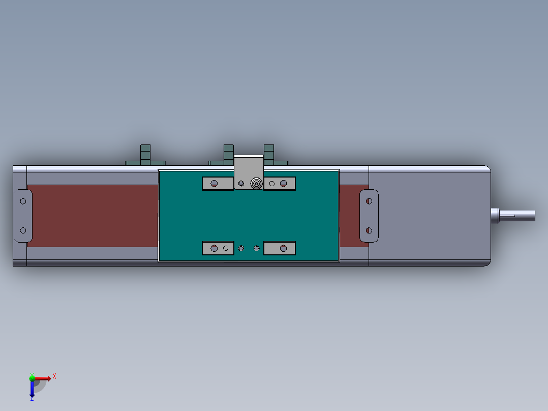 MTB同步带半封闭MTB6-BM-100W俯视图