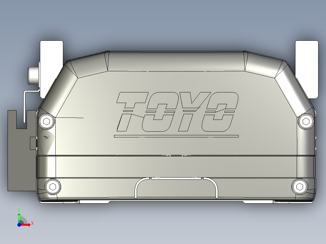 Toyo东佑达直线模组-ETH13-100-BC-400W+煞車前视图