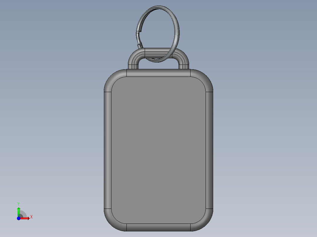 汽车报警遥控器前视图