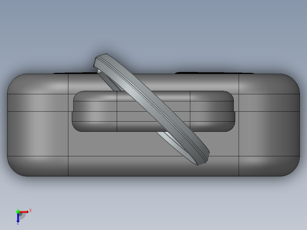 汽车报警遥控器俯视图