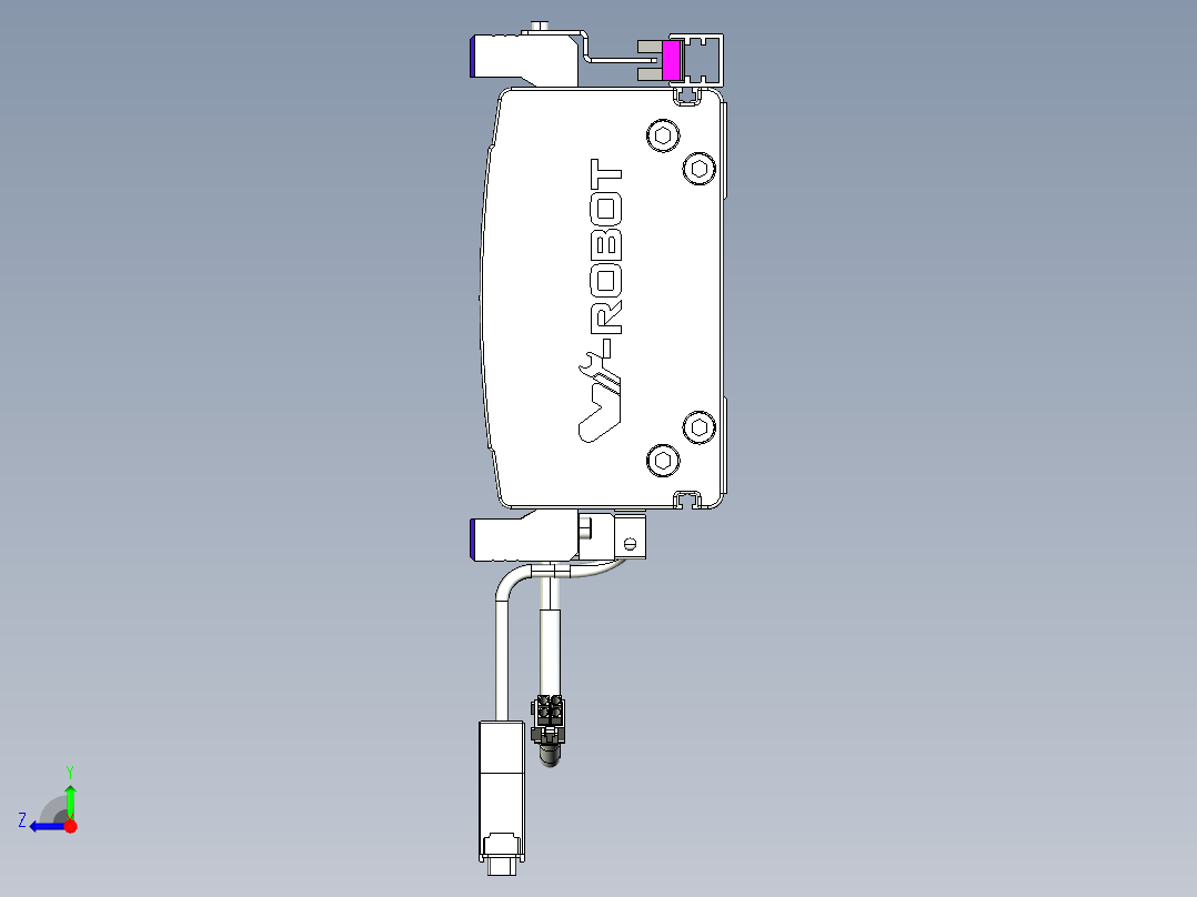 威洛博VL系列直线电机模组-VL14S2-S800右视图