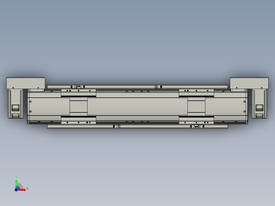 威洛博双电机滑台-VBF14S2-L50-S300-BLR-P40-C6前视图