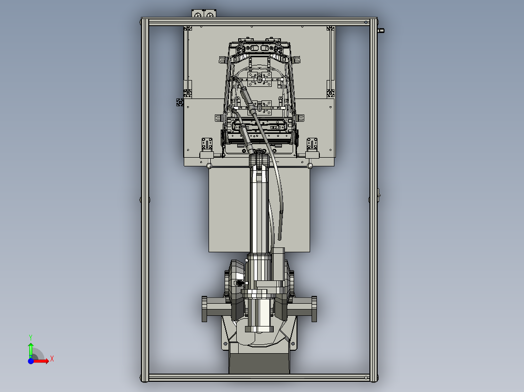 HW-OP30机器人焊接夹具前视图