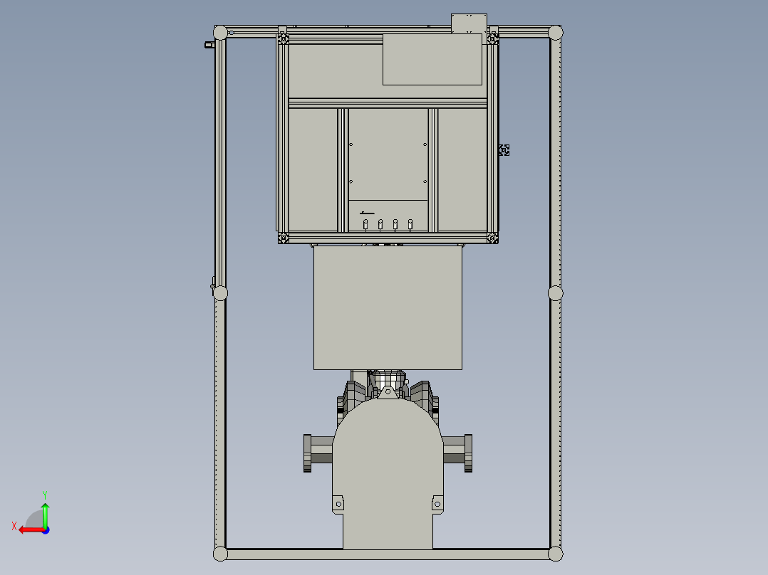 HW-OP30机器人焊接夹具后视图