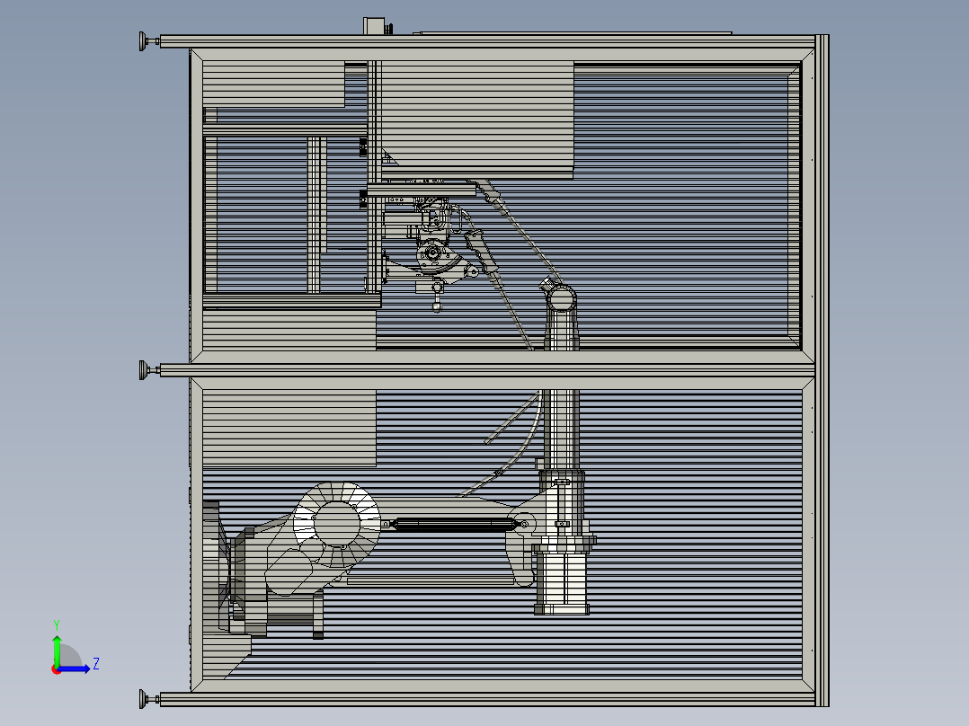 HW-OP30机器人焊接夹具左视图