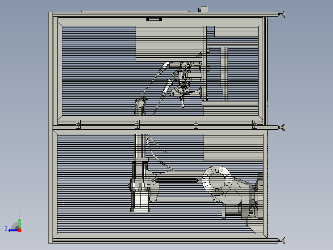 HW-OP30机器人焊接夹具右视图