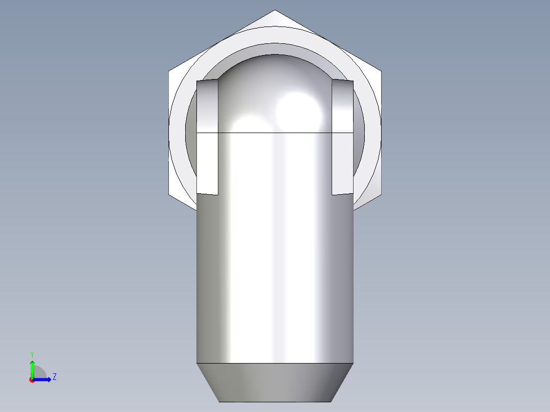 卡套式工业通用硬管接头EO_Weld_elbown_WAS10ZL左视图
