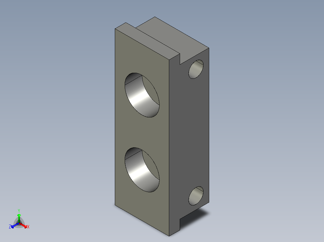 基恩士PS-X28_bracket_kc图纸模型正等轴测图
