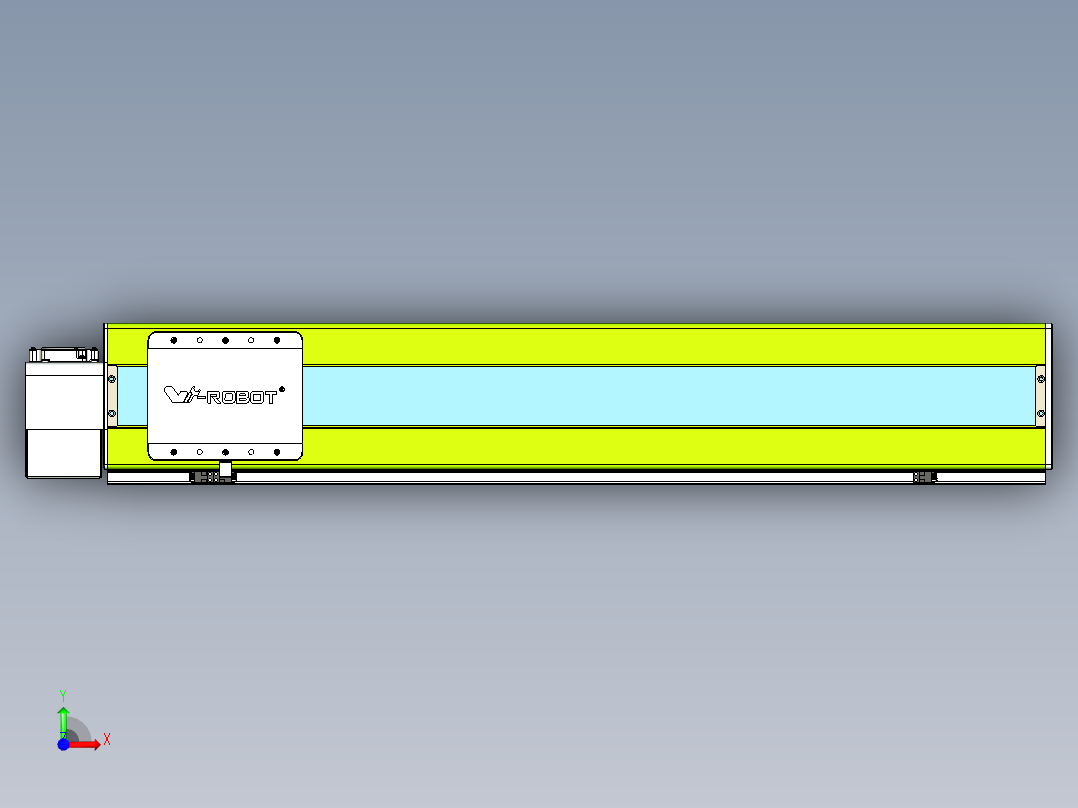 威洛博VBC同步带传动一无尘环境VBC17-L45-S800-BLD-ZP75-C3前视图