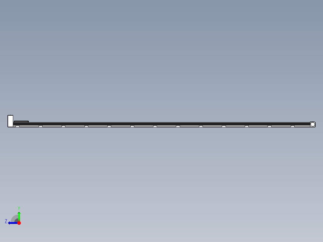 同步带滑台-欧规B8-L88-S4900-L-ZP75-D3-N10右视图