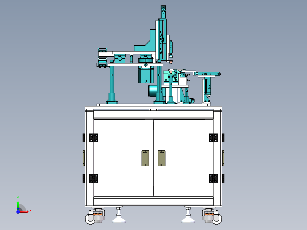 直线对接式浸锡sw18前视图