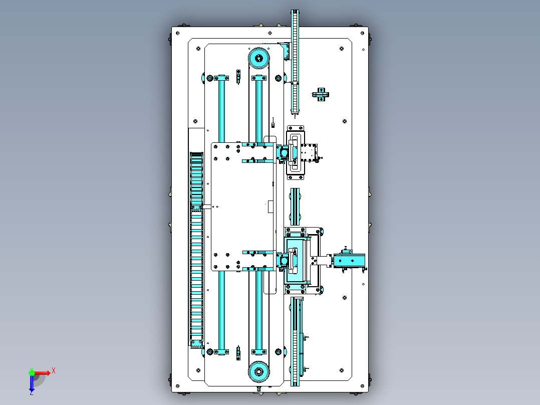 直线对接式浸锡sw18俯视图