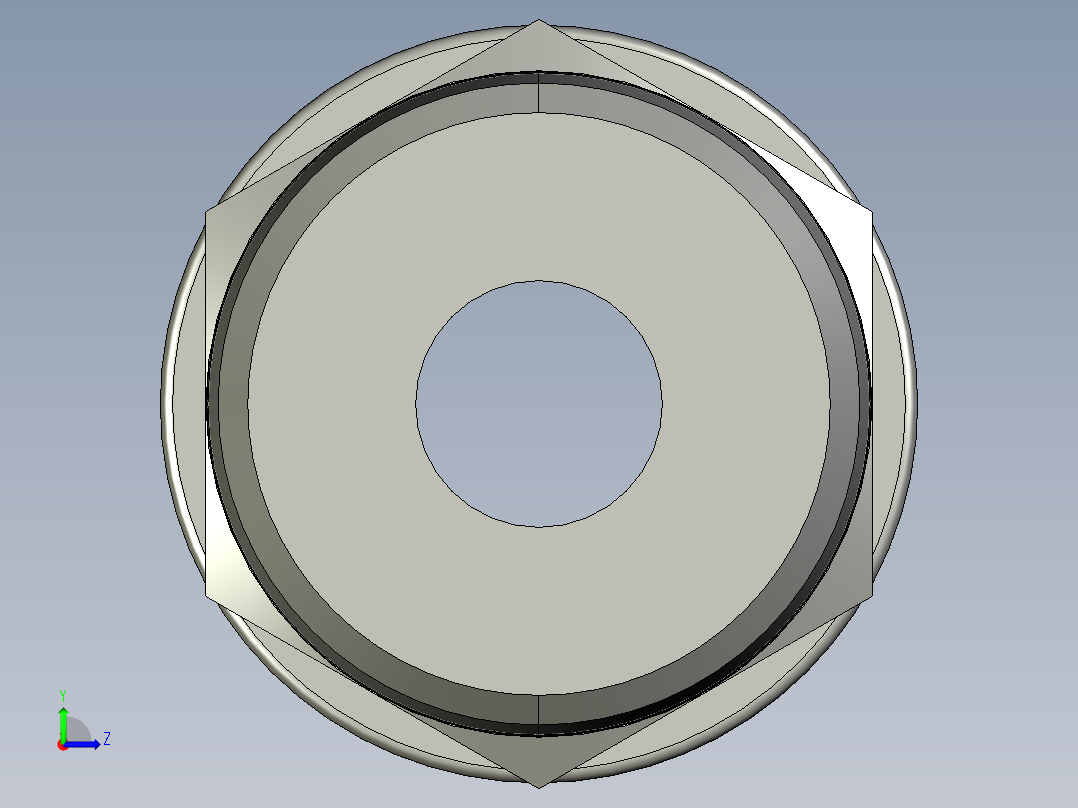 软管与硬管连接用工业通用接头0134_69_27左视图