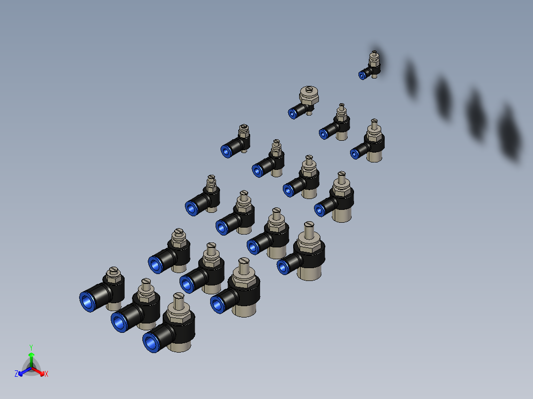 CONTROLE DE FLUXO 90° BANJO.STEP