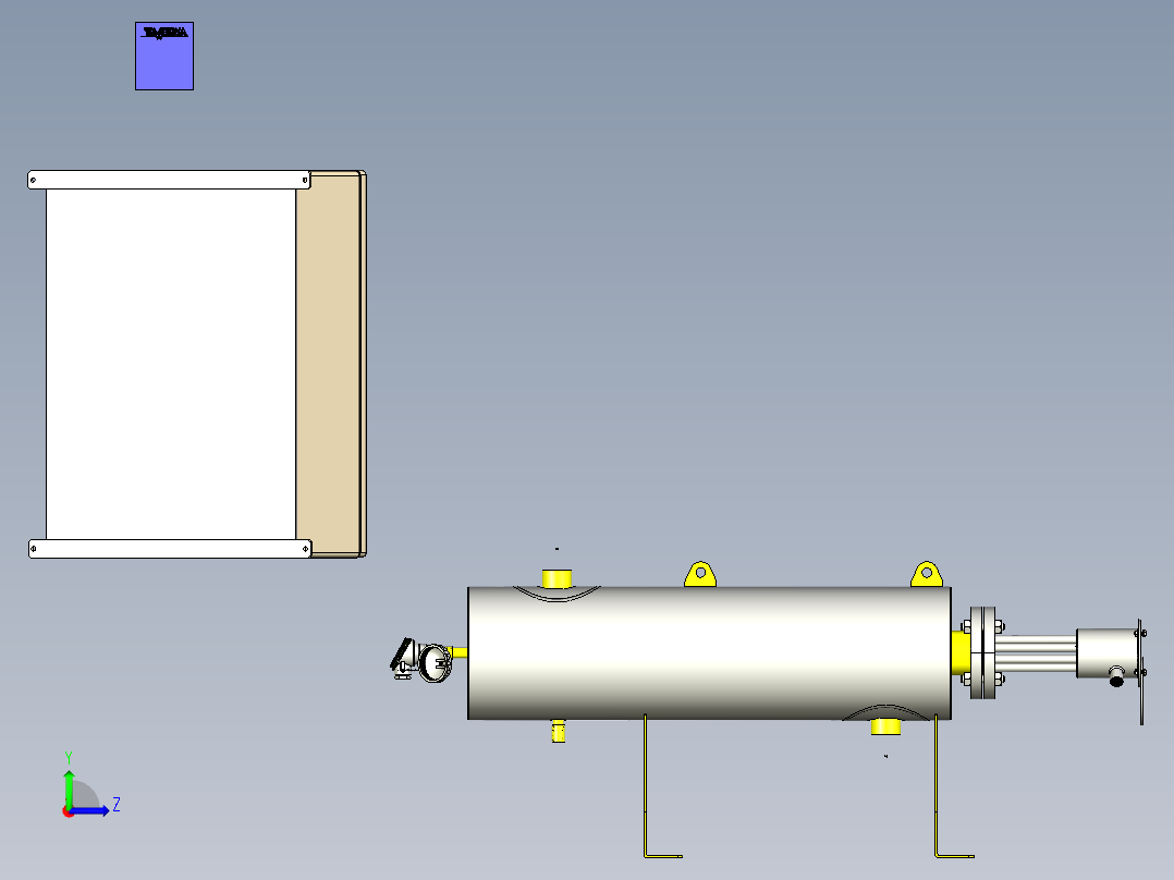 电加热器2左视图