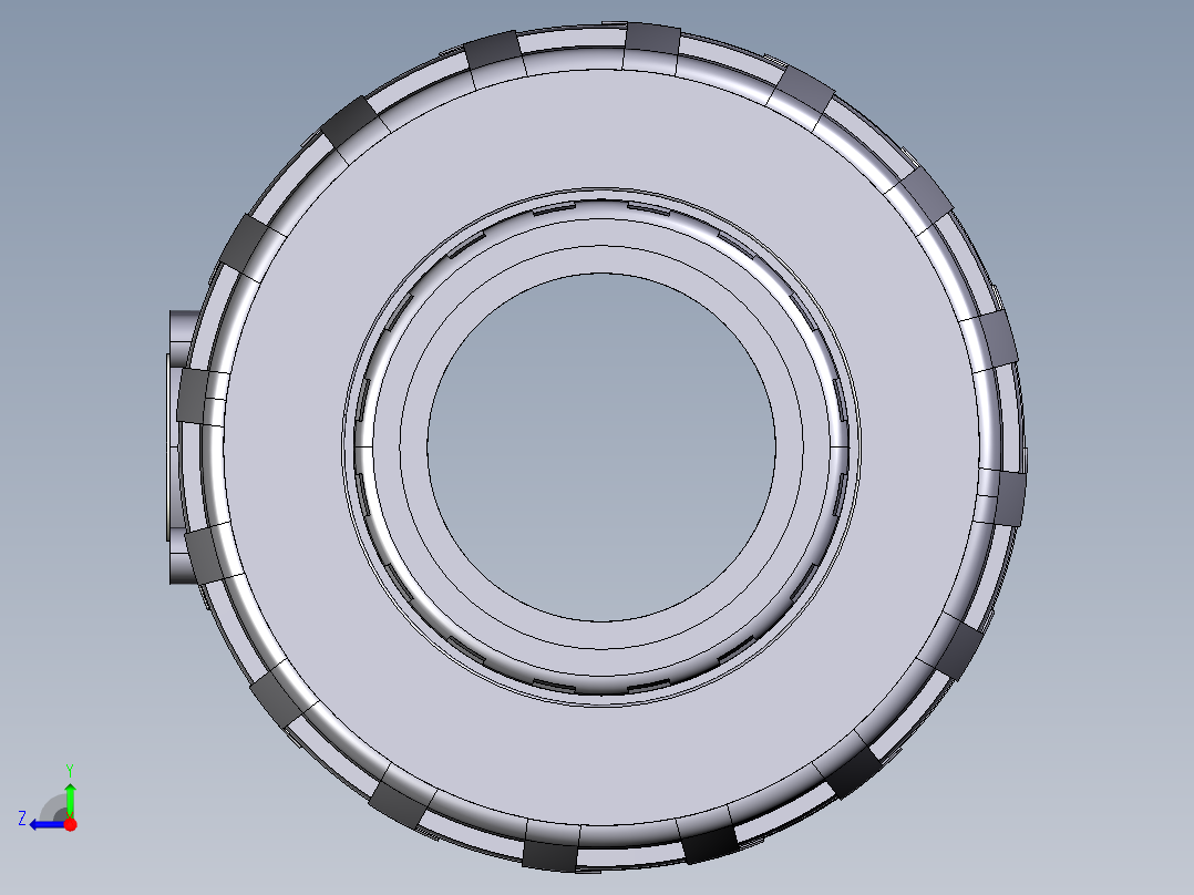 4SSEFC BSP EasyFit弹簧止回阀螺纹母端右视图