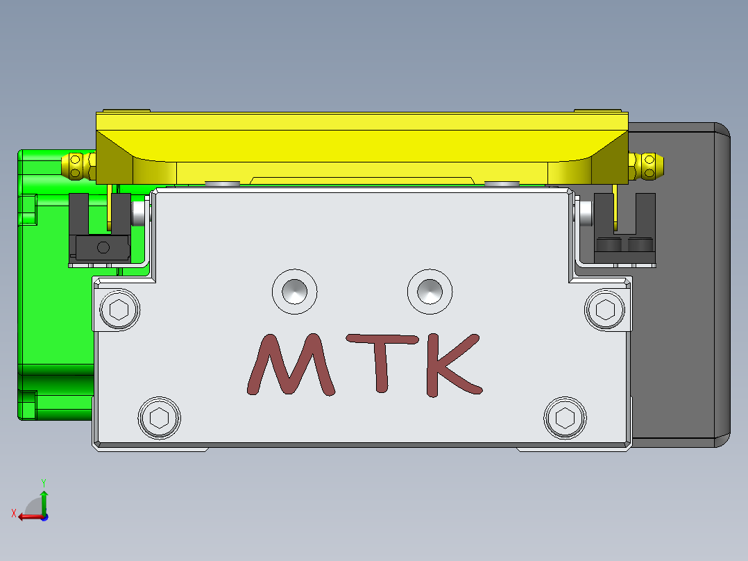 GTA内嵌同步带全封闭GTA12-L-60步进后视图