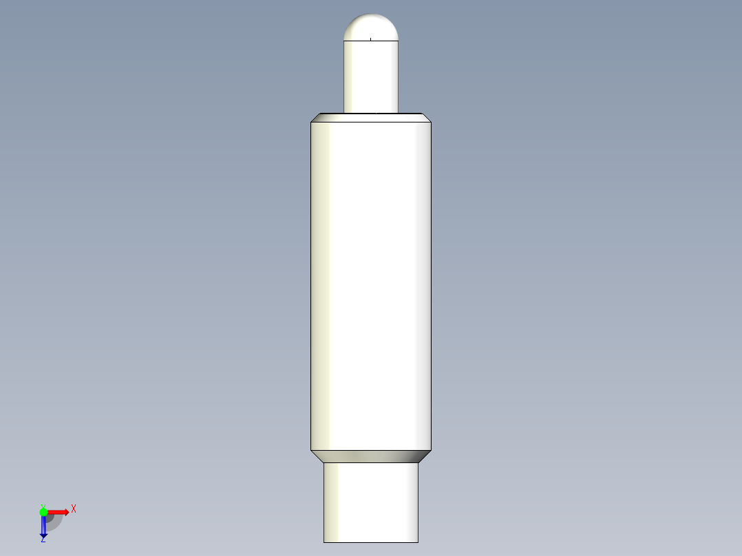 定位柱(重荷重)2207-3D多系列多零件图纸模型俯视图