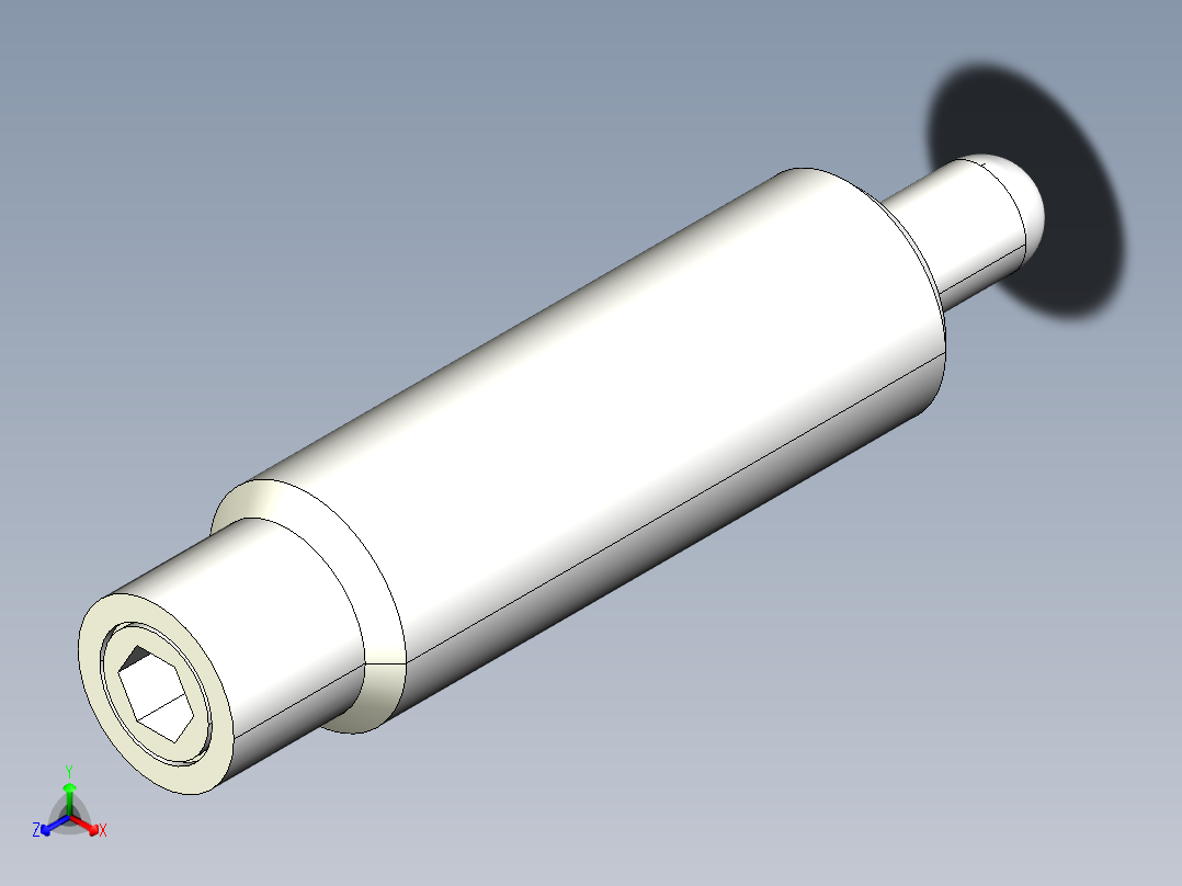 定位柱(重荷重)2207-3D多系列多零件图纸模型正等轴测图
