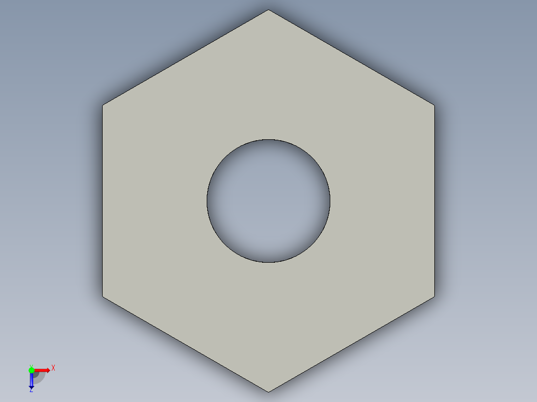 基恩士FU-84Cnut_kc图纸模型俯视图