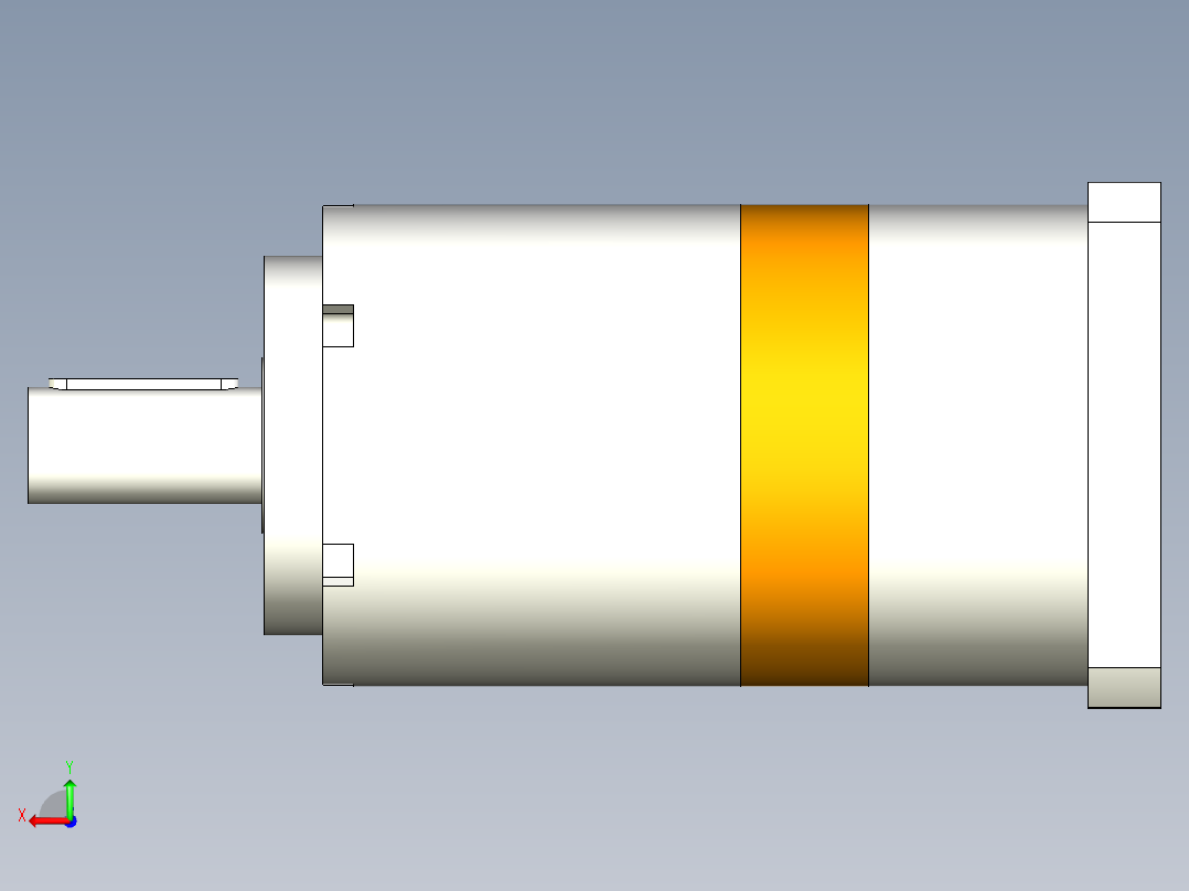 直齿PLE160-L3 35-114.3-200-M12.stp后视图
