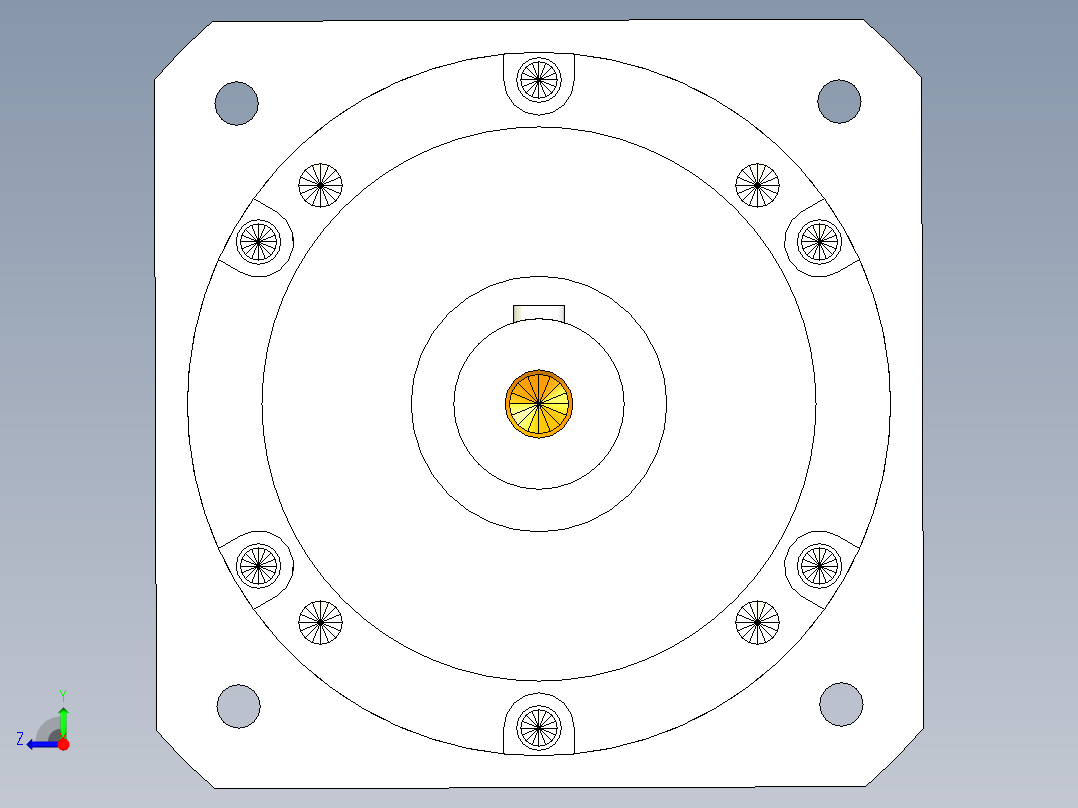 直齿PLE160-L3 35-114.3-200-M12.stp右视图