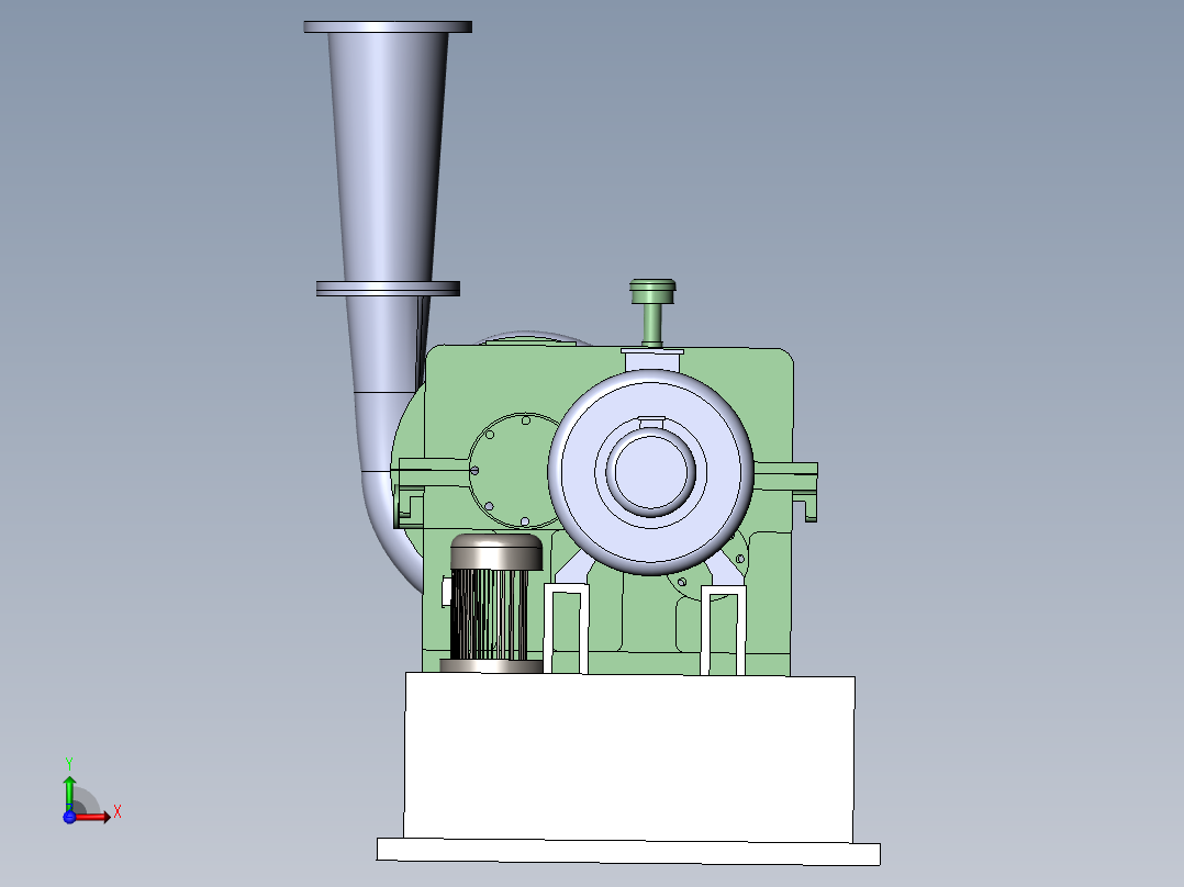 离心压缩机前视图