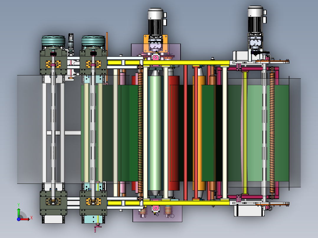 180覆膜机前视图