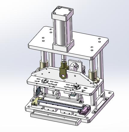 钻孔冲孔一体机（sw18可编辑+工程图+bom）