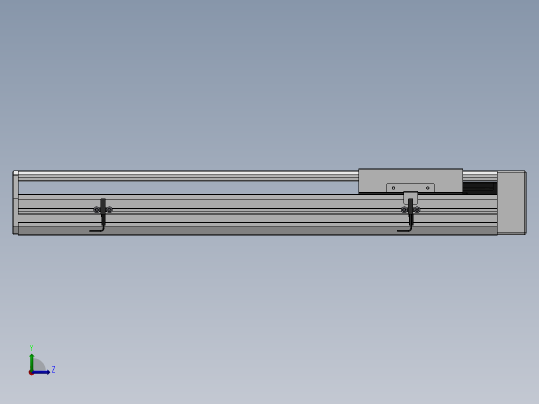 精密模组MY170-T10-450L-BL-P75B-C4-C左视图