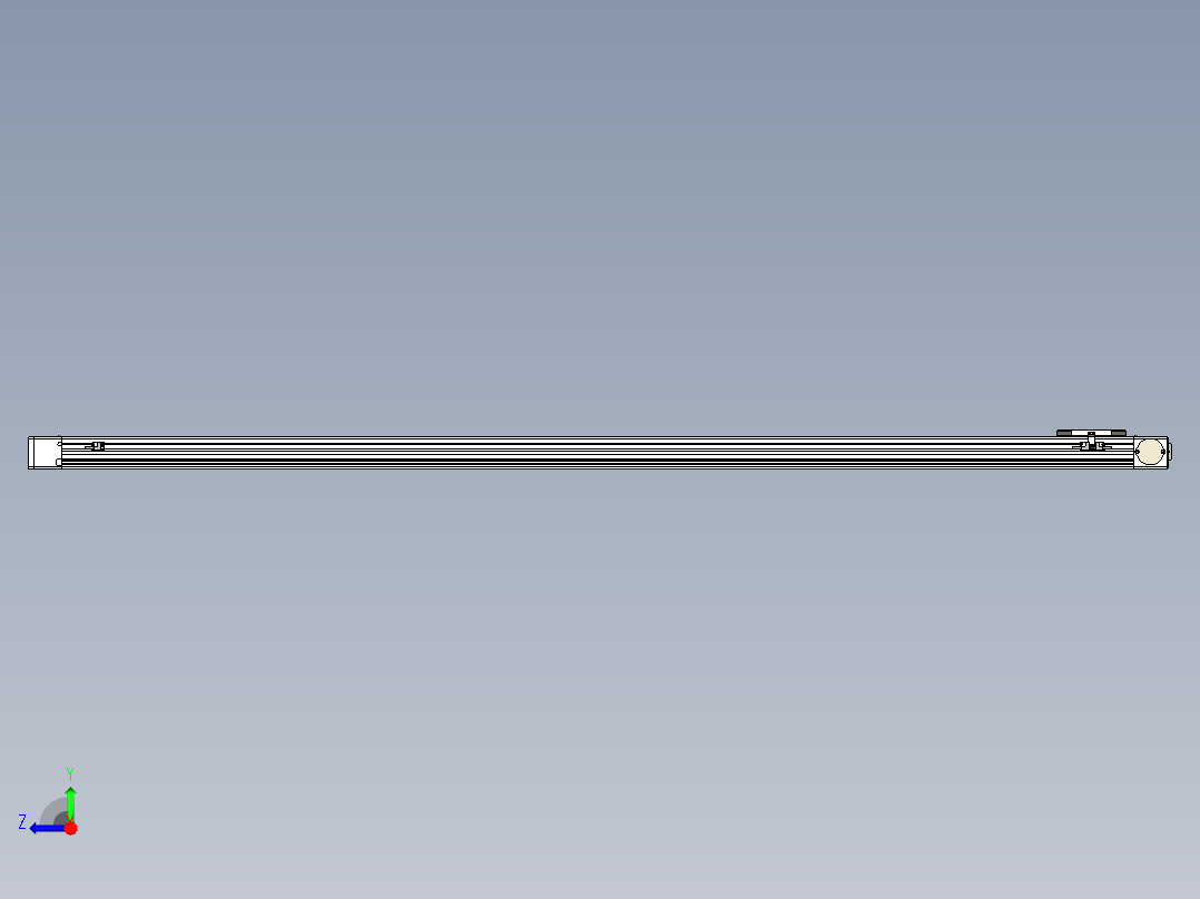 同步带滑台-欧规BC6-L120-S2000-L-P40-D3右视图