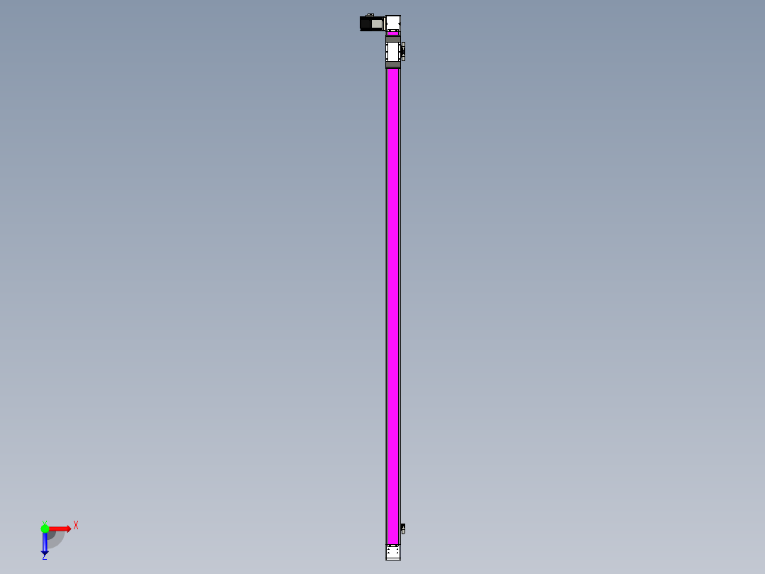 同步带滑台-欧规BC6-L120-S2000-L-P40-D3俯视图