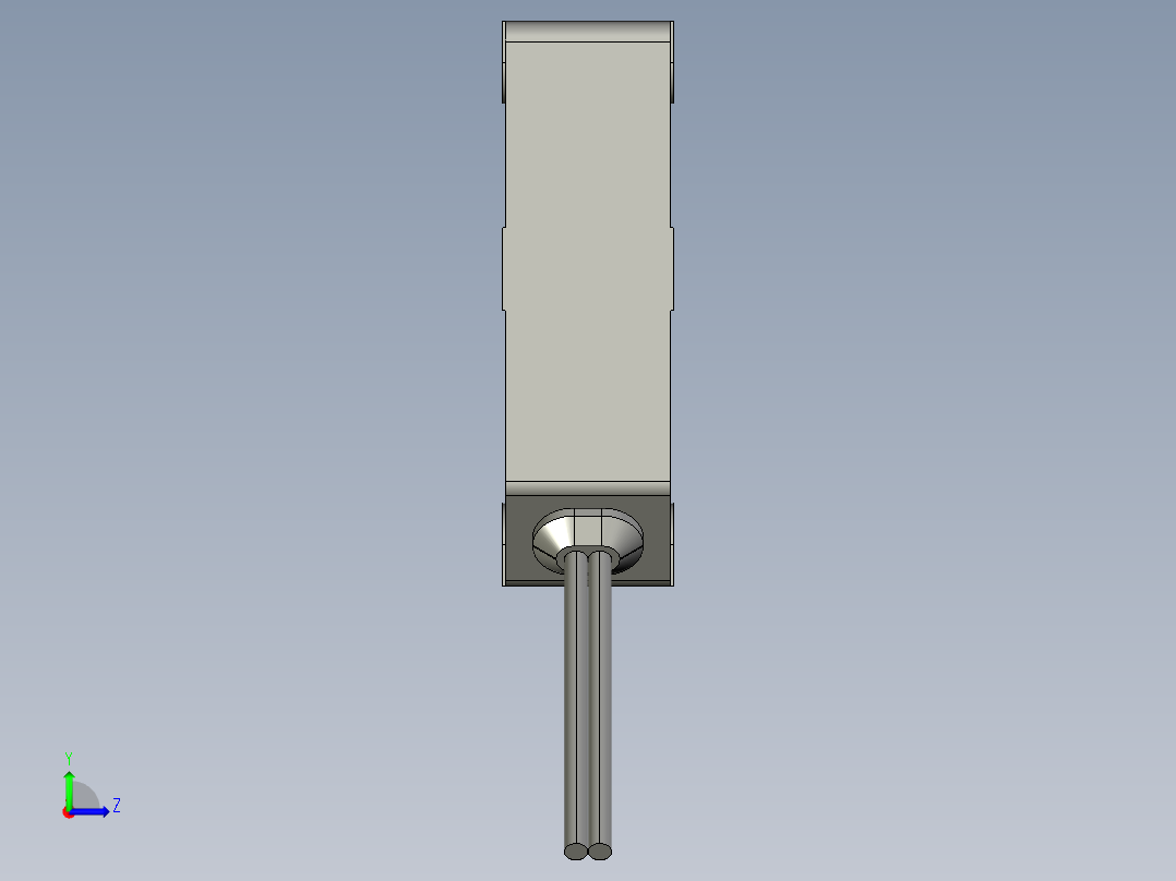 基恩士LV-H300T_kc图纸模型左视图