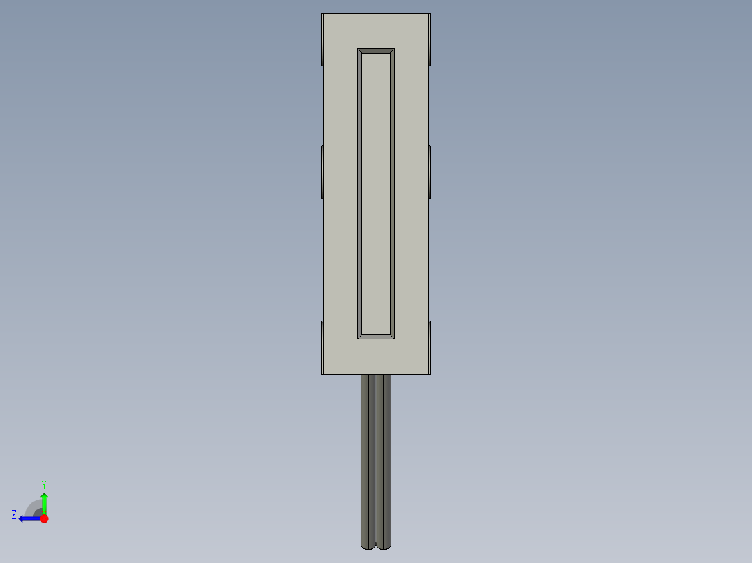 基恩士LV-H300T_kc图纸模型右视图