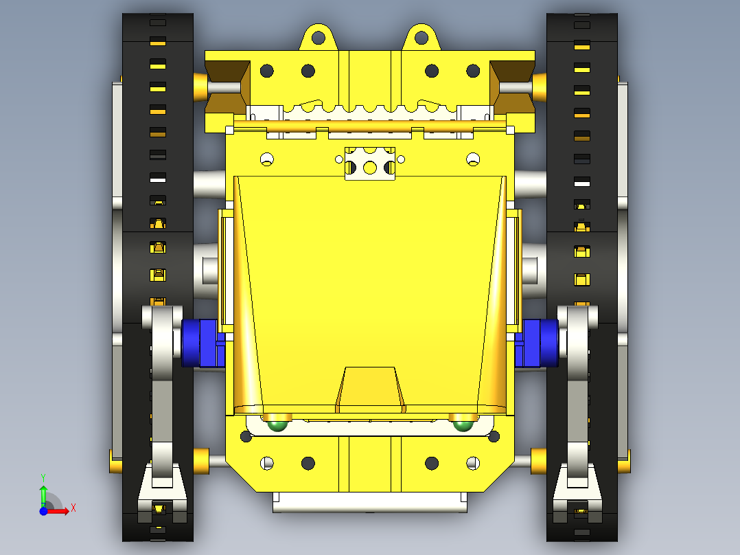 tamiya cam program三角履带机器人前视图