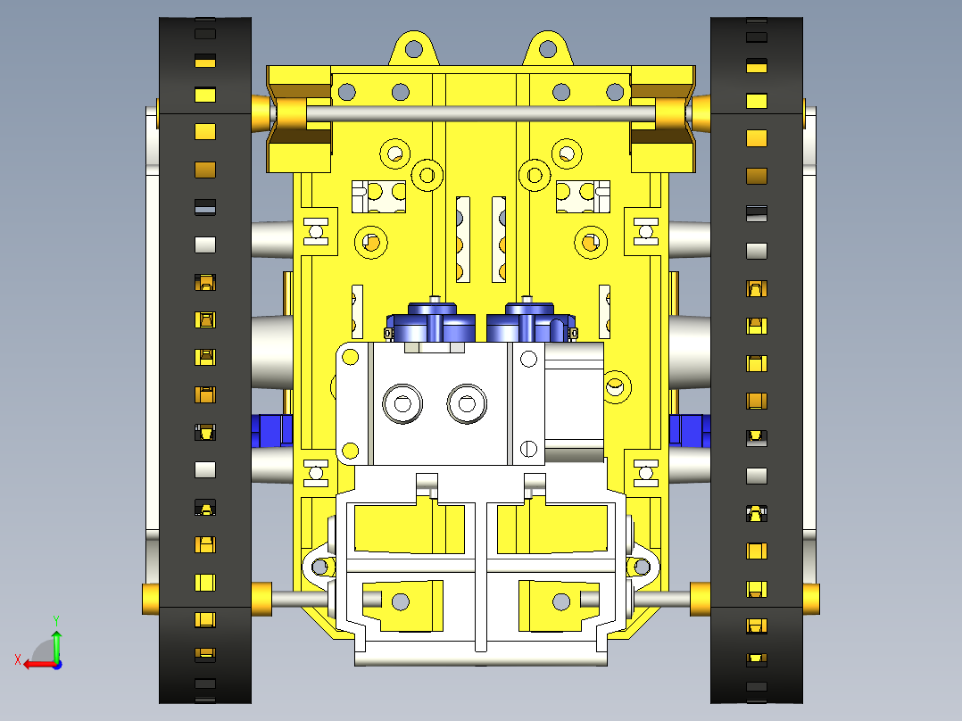 tamiya cam program三角履带机器人后视图
