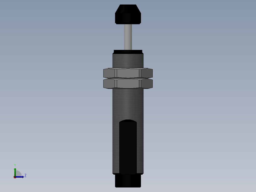 液压缓冲器ACA1210-1左视图