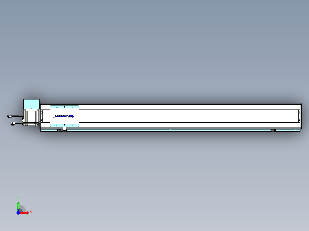 威洛博VBC同步带传动一无尘环境VBC14-L45-S1150-BRU-ZP75-C3前视图